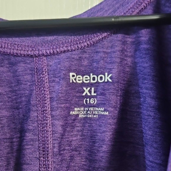 Reebok Women's Violet Long Sleeve Tee - Picture 2 of 4